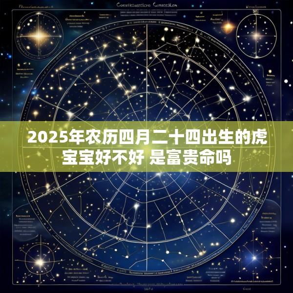 2025年农历四月二十四出生的虎宝宝好不好 是富贵命吗