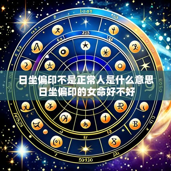 日坐偏印不是正常人是什么意思 日坐偏印的女命好不好