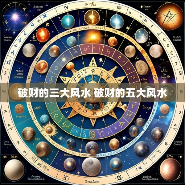 破财的三大风水 破财的五大风水
