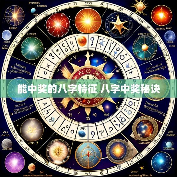 能中奖的八字特征 八字中奖秘诀