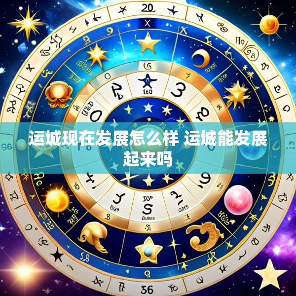 运城现在发展怎么样 运城能发展起来吗