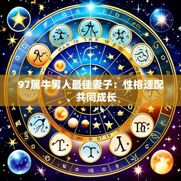 97属牛男人最佳妻子：性格适配、共同成长