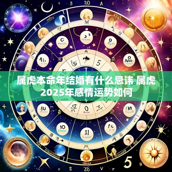 属虎本命年结婚有什么忌讳 属虎2025年感情运势如何