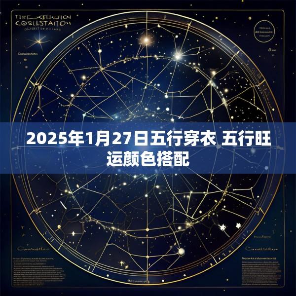 2025年1月27日五行穿衣 五行旺运颜色搭配