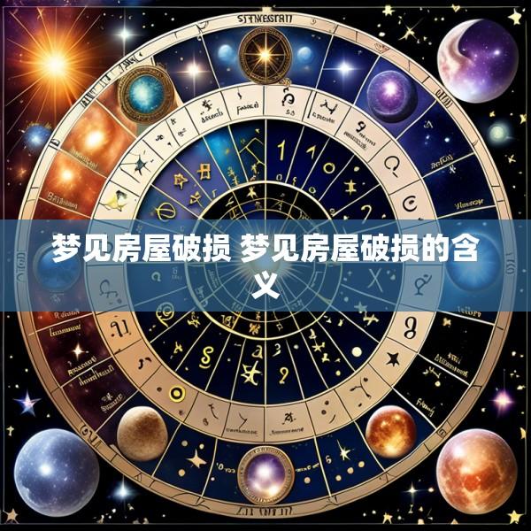 梦见房屋破损 梦见房屋破损的含义