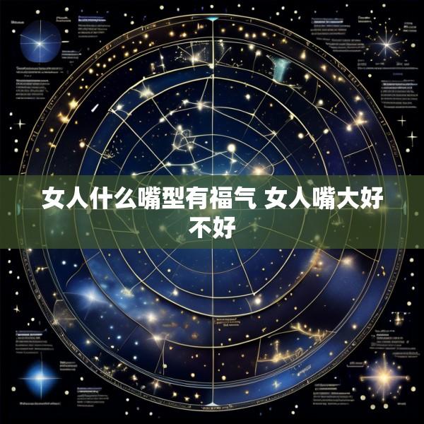 女人什么嘴型有福气 女人嘴大好不好