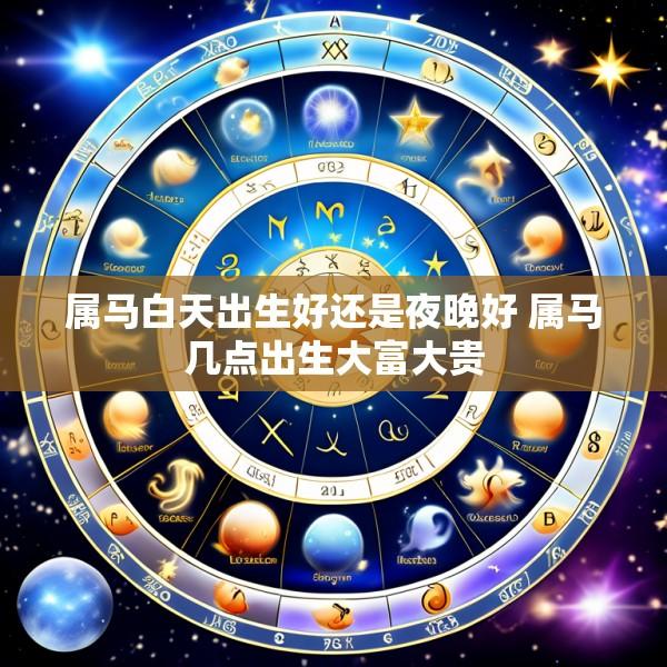 属马白天出生好还是夜晚好 属马几点出生大富大贵