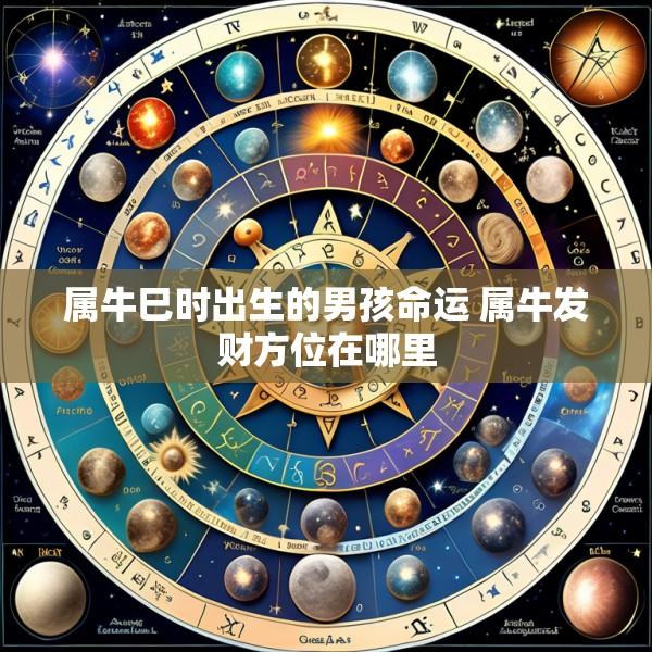 属牛巳时出生的男孩命运 属牛发财方位在哪里