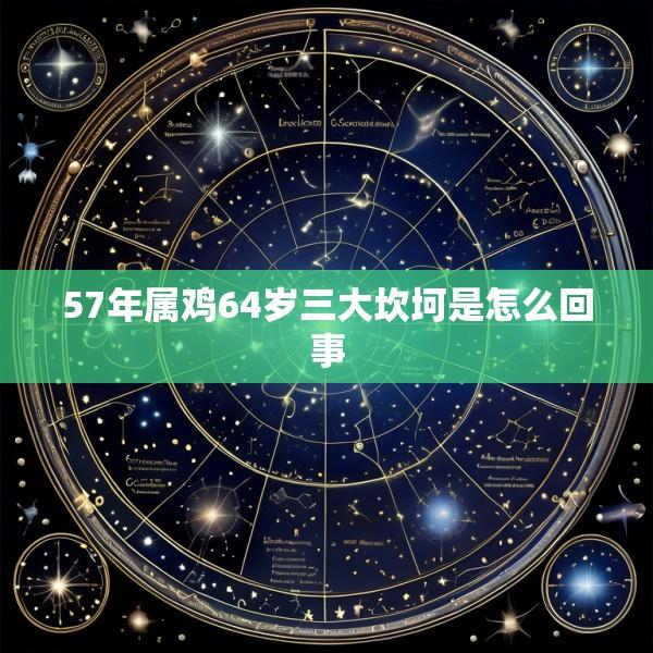 57年属鸡64岁三大坎坷是怎么回事