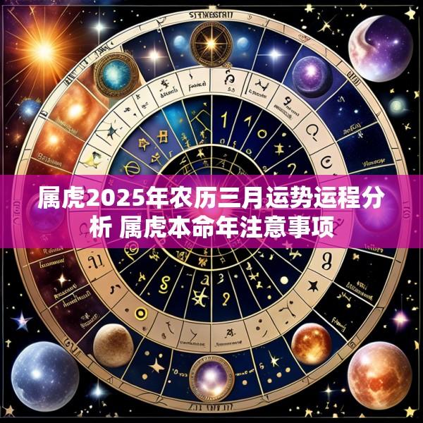 属虎2025年农历三月运势运程分析 属虎本命年注意事项