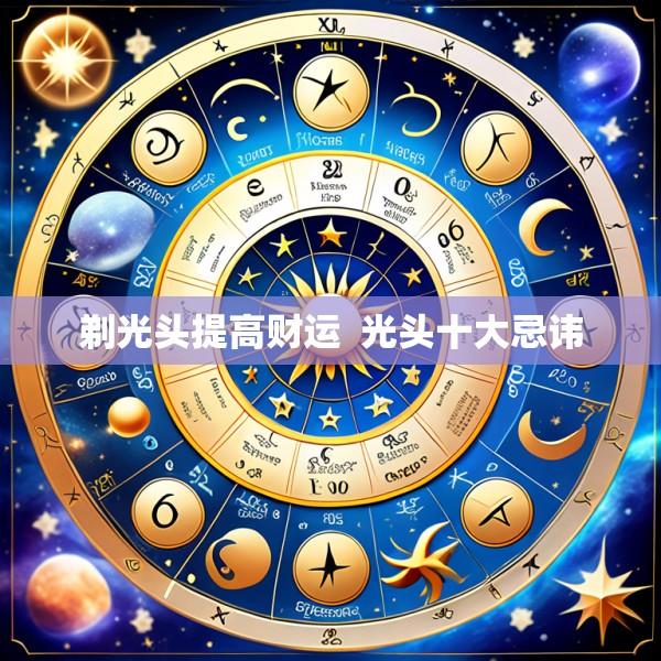 剃光头提高财运  光头十大忌讳