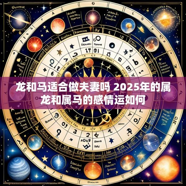龙和马适合做夫妻吗 2025年的属龙和属马的感情运如何