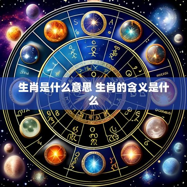 生肖是什么意思 生肖的含义是什么