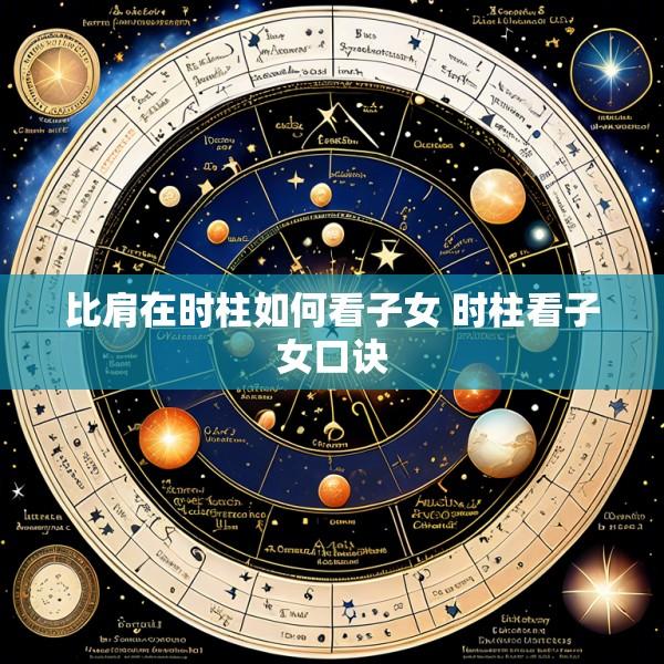 比肩在时柱如何看子女 时柱看子女口诀
