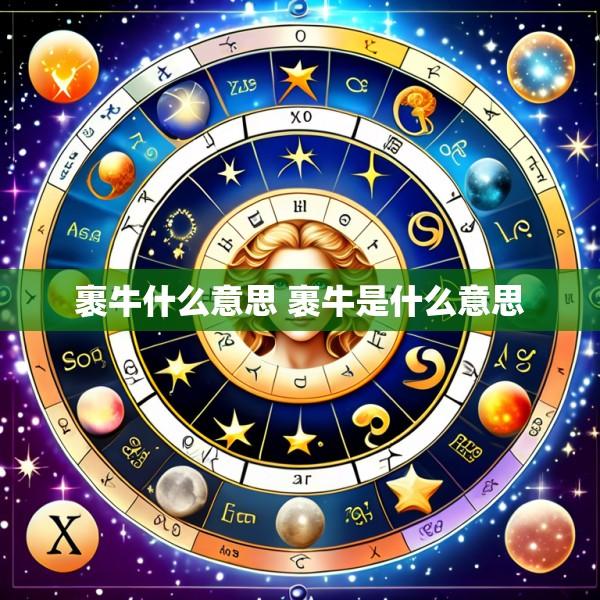裹牛什么意思 裹牛是什么意思