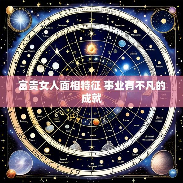 富贵女人面相特征 事业有不凡的成就