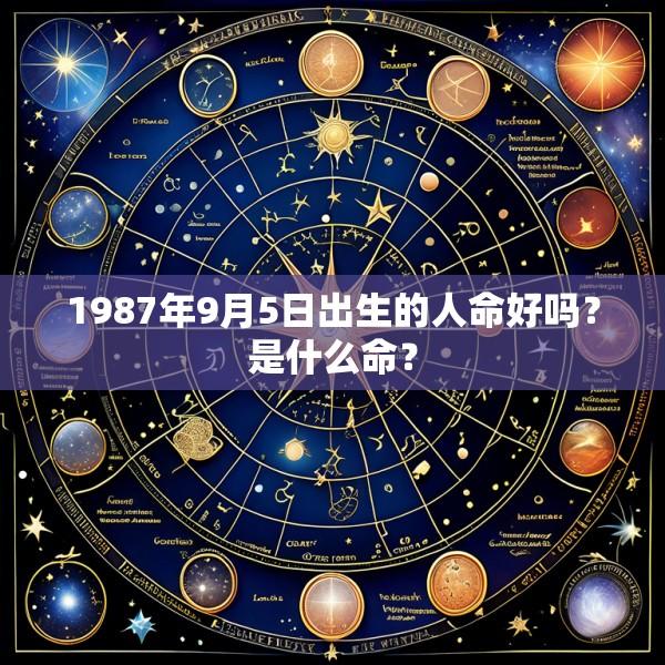 1987年9月5日出生的人命好吗？是什么命？