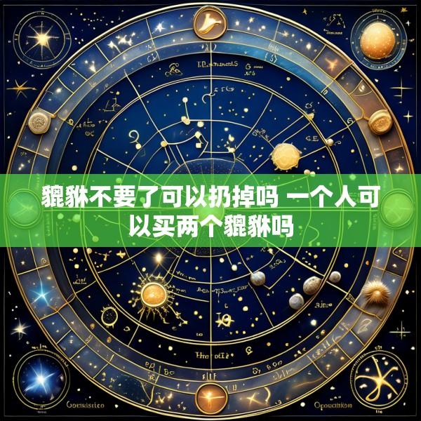 貔貅不要了可以扔掉吗 一个人可以买两个貔貅吗