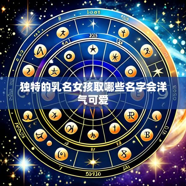 独特的乳名女孩取哪些名字会洋气可爱