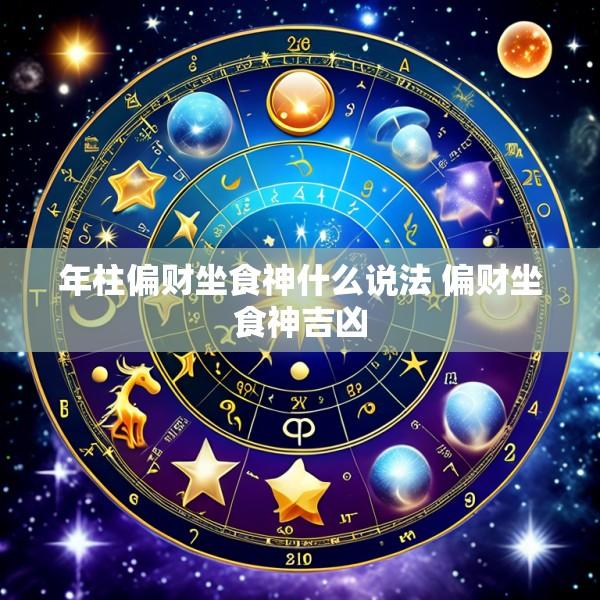 年柱偏财坐食神什么说法 偏财坐食神吉凶