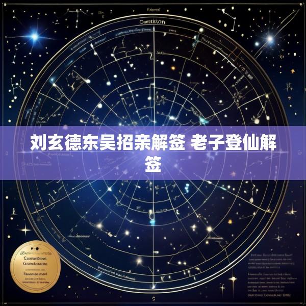 刘玄德东吴招亲解签 老子登仙解签