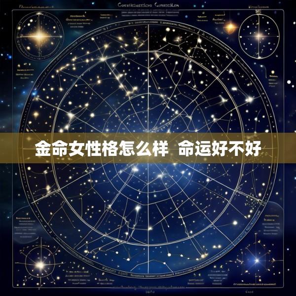 金命女性格怎么样  命运好不好