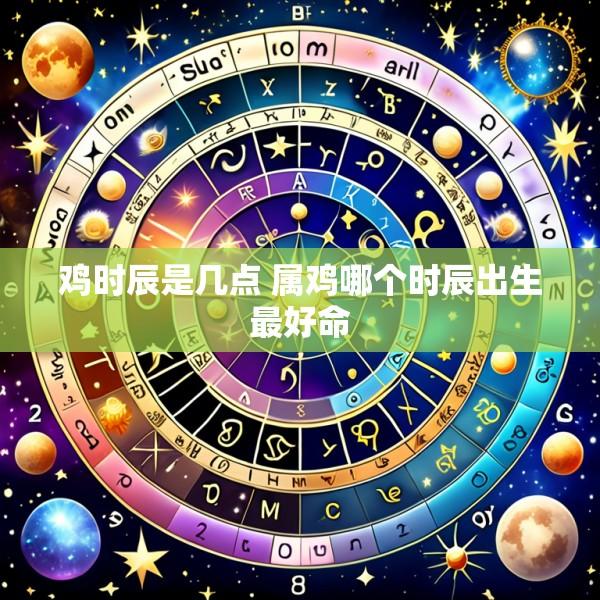 鸡时辰是几点 属鸡哪个时辰出生最好命