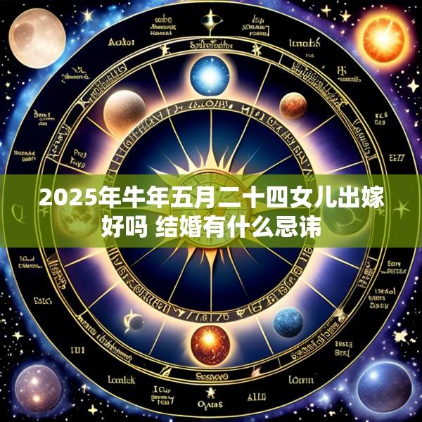 2025年牛年五月二十四女儿出嫁好吗 结婚有什么忌讳