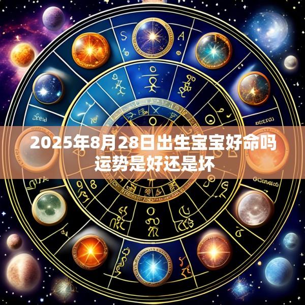 2025年8月28日出生宝宝好命吗 运势是好还是坏