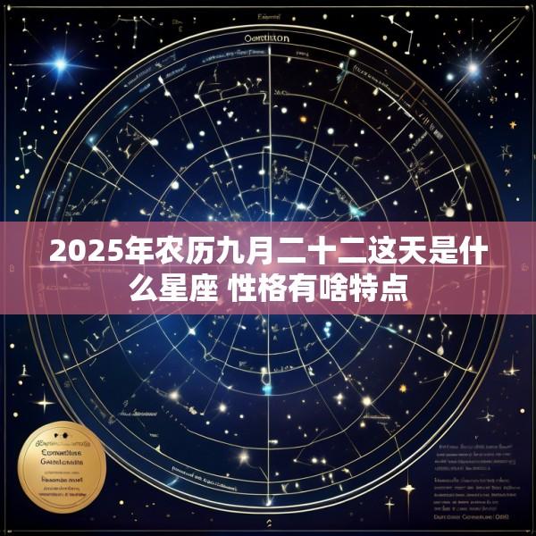 2025年农历九月二十二这天是什么星座 性格有啥特点