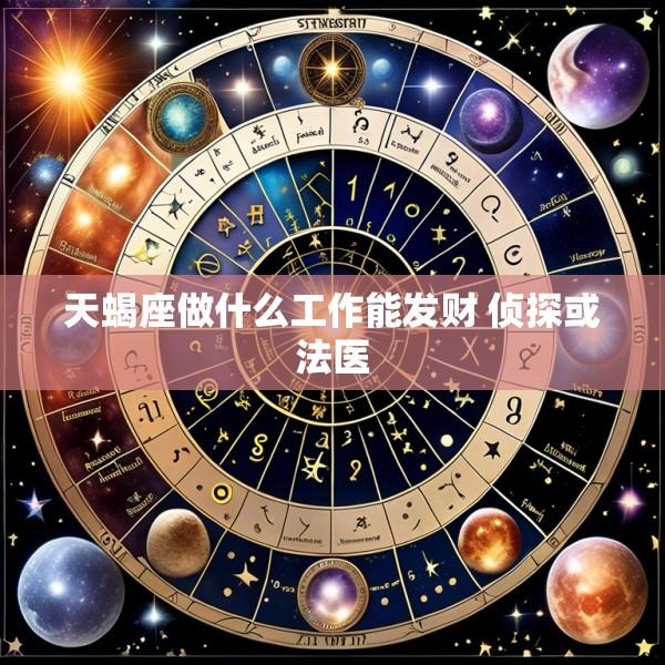 天蝎座做什么工作能发财 侦探或法医