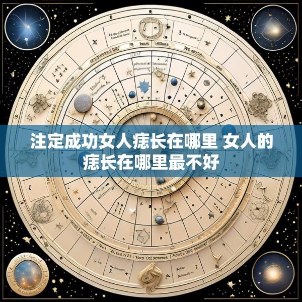 注定成功女人痣长在哪里 女人的痣长在哪里最不好