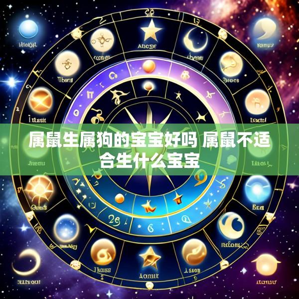属鼠生属狗的宝宝好吗 属鼠不适合生什么宝宝