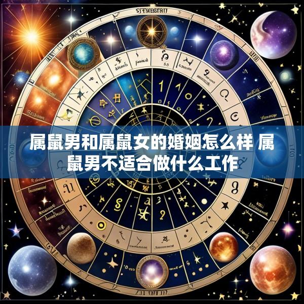 属鼠男和属鼠女的婚姻怎么样 属鼠男不适合做什么工作