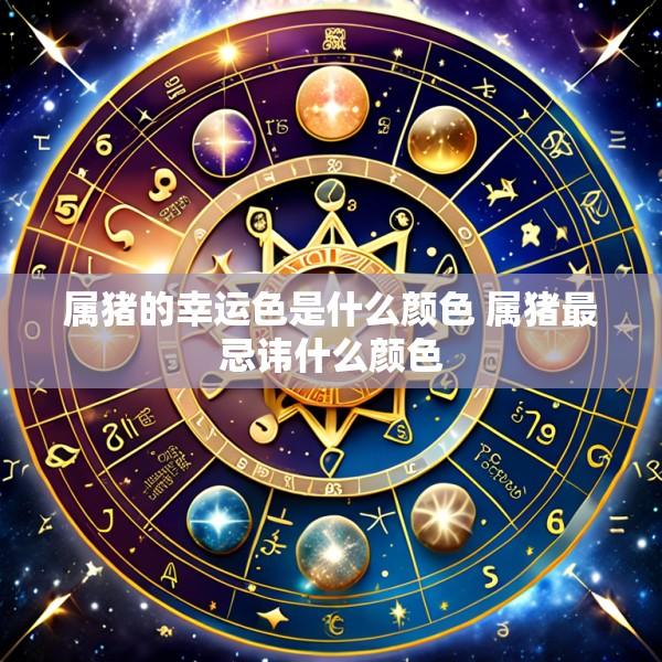 属猪的幸运色是什么颜色 属猪最忌讳什么颜色