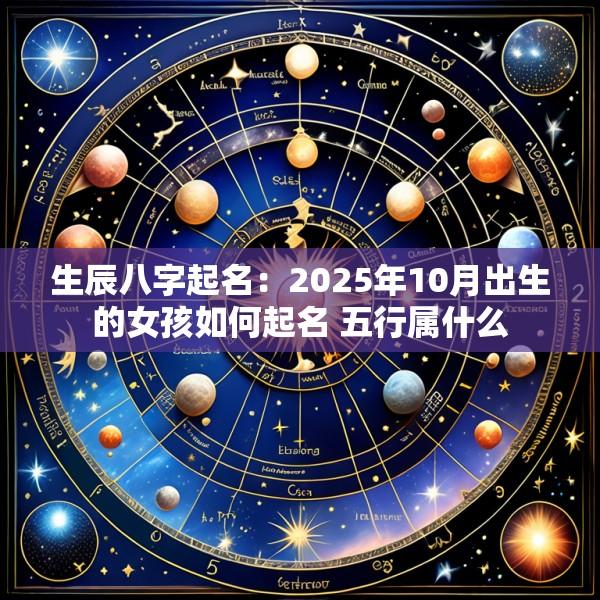 生辰八字起名：2025年10月出生的女孩如何起名 五行属什么