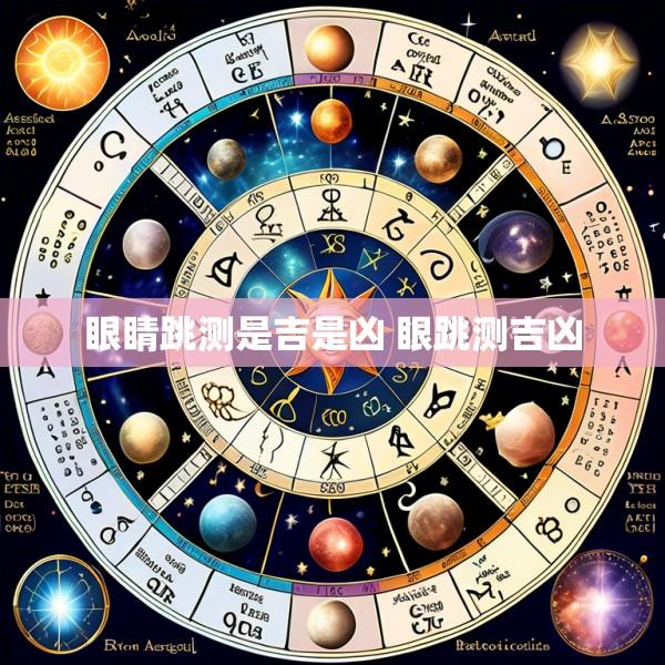 眼睛跳测是吉是凶 眼跳测吉凶