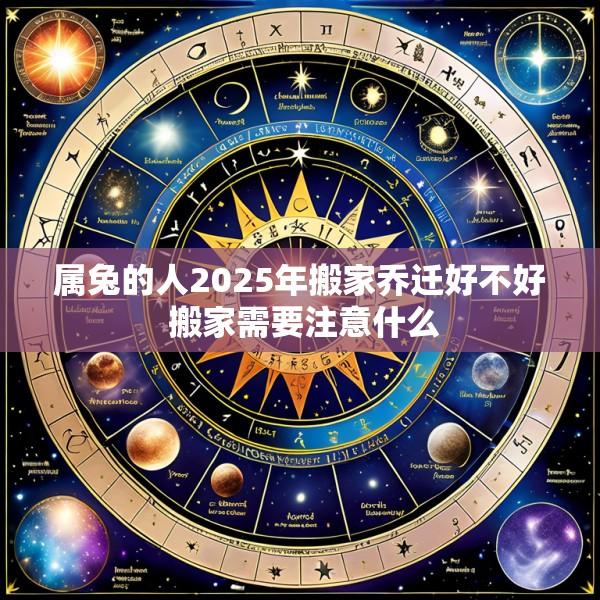 属兔的人2025年搬家乔迁好不好 搬家需要注意什么