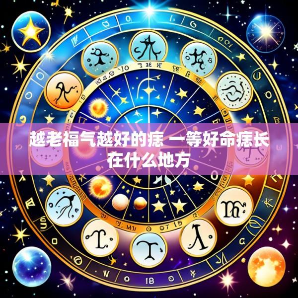 越老福气越好的痣 一等好命痣长在什么地方