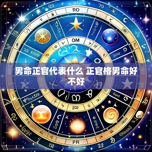 男命正官代表什么 正官格男命好不好