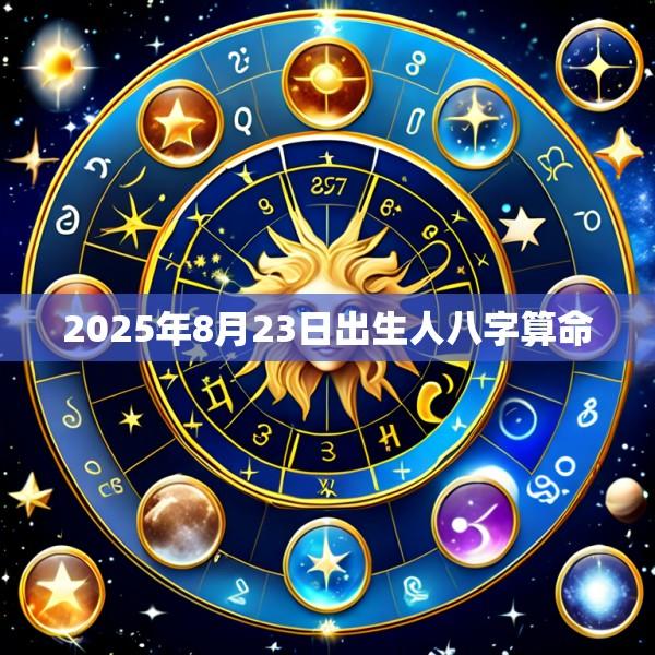 2025年8月23日出生人八字算命