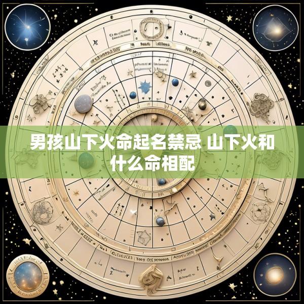 男孩山下火命起名禁忌 山下火和什么命相配