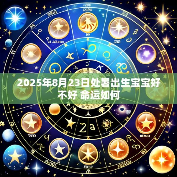 2025年8月23日处暑出生宝宝好不好 命运如何