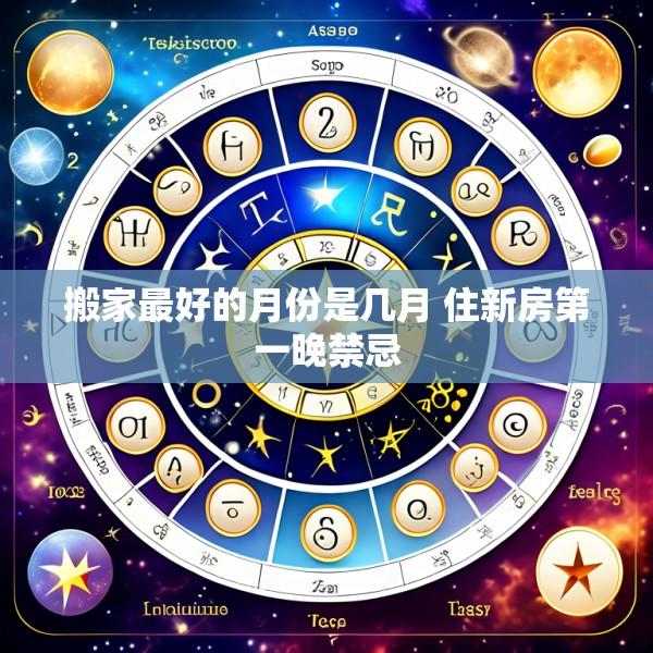 搬家最好的月份是几月 住新房第一晚禁忌