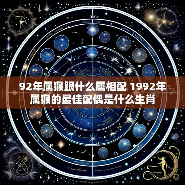 92年属猴跟什么属相配 1992年属猴的最佳配偶是什么生肖