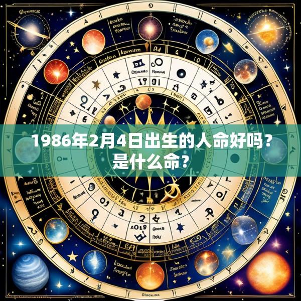 1986年2月4日出生的人命好吗？是什么命？