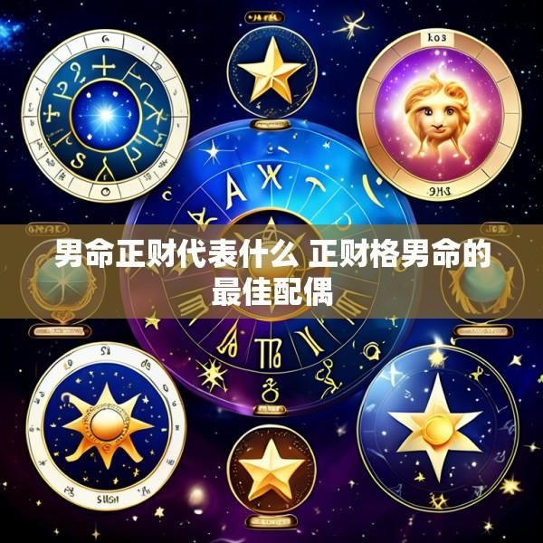 男命正财代表什么 正财格男命的最佳配偶