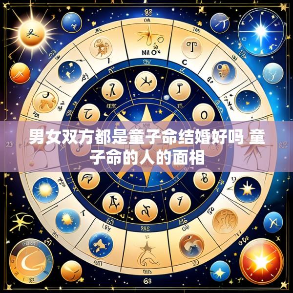 男女双方都是童子命结婚好吗 童子命的人的面相