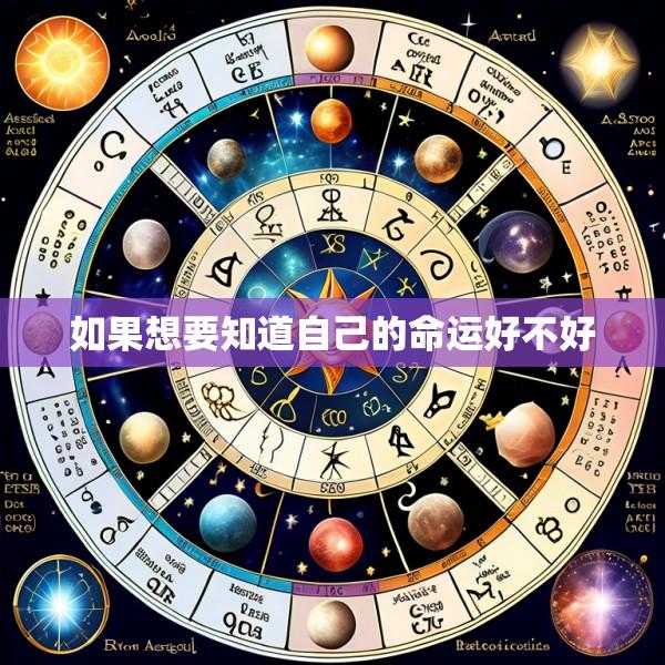 如果想要知道自己的命运好不好