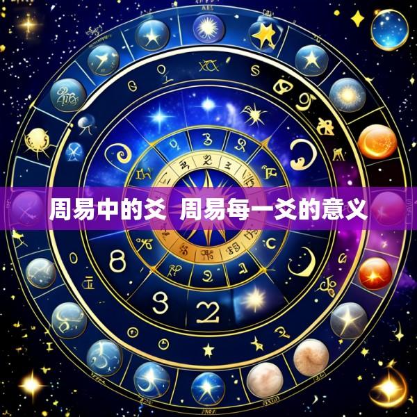 周易中的爻  周易每一爻的意义